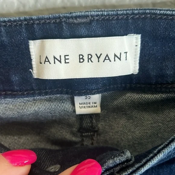 Lane Bryant size 22 Mid-rise Straight jeans - Picture 3 of 5